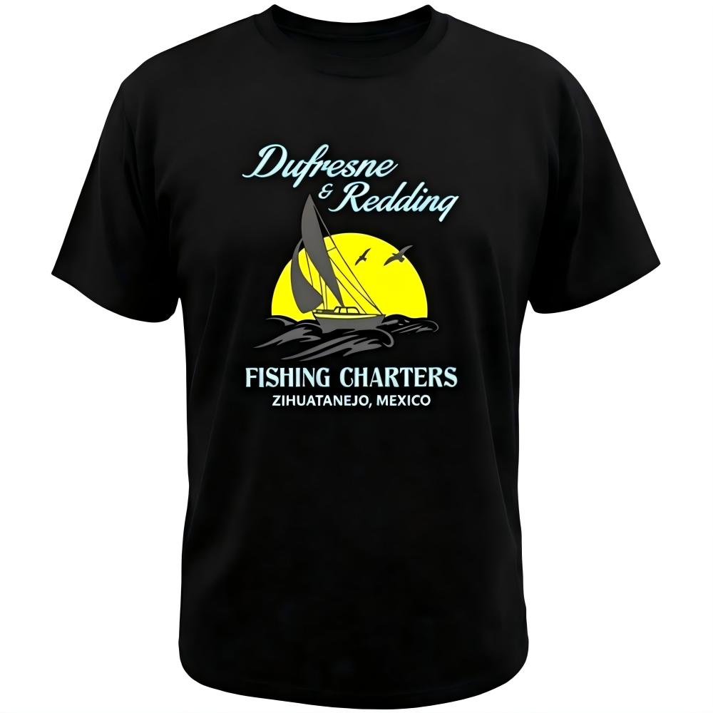 Dufresne & Redding Fishing Charters Black T-Shirt