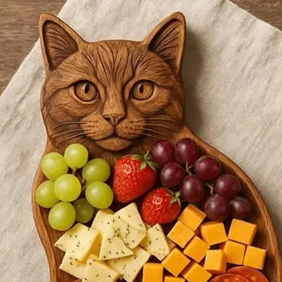 Yousheng Plastic Serving Tray Ocean Themed Cheese Bread Board Fruits Nuts Wood Display Board Beachfront Dinner Party Platter