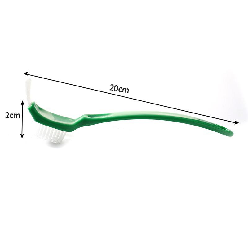 2pcs Cooking Machine Cleaning Brush Multi-Head Pot Grease Stain Brush Long Handle Kitchen Sink Gap Cleaning Tool for Floor