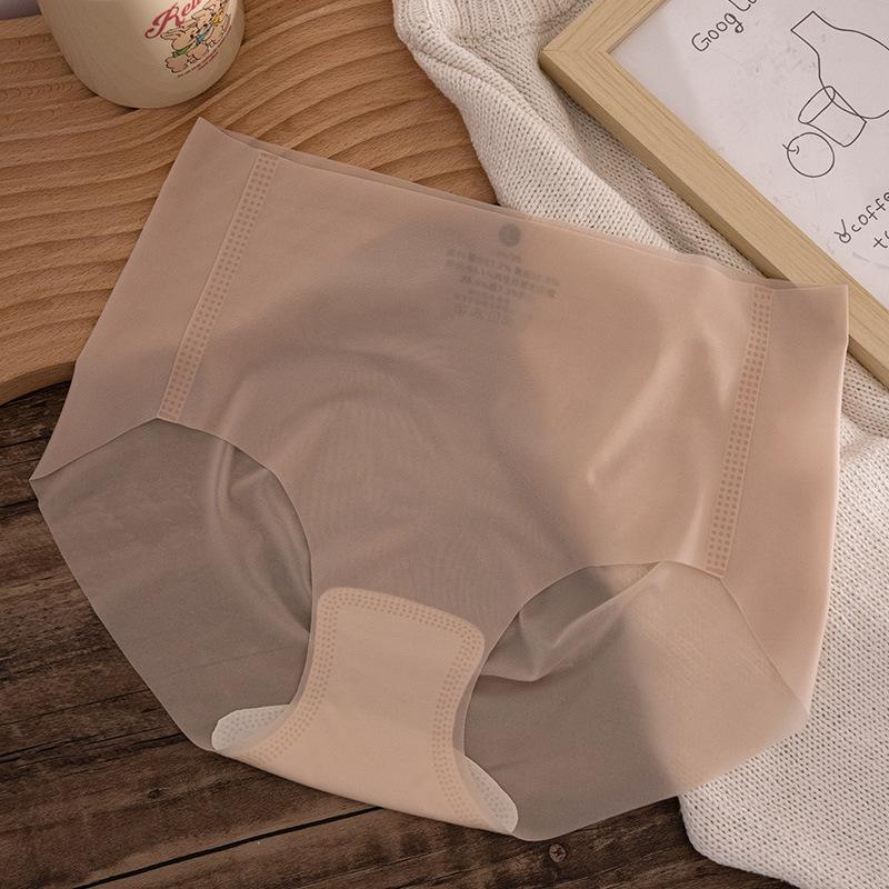 Ladies Breathable Soft Transparent Triangle Underwear Seamless Lightweight Ultra Thin Comfortable Panties for Everyday Wear
