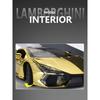 Simulation 1/24 Modèle de Super Voiture Lamborghini Revuelto avec Son et Lumière Cadeau d'Anniversaire pour Enfant Décoration de Maison Miniature Voiture