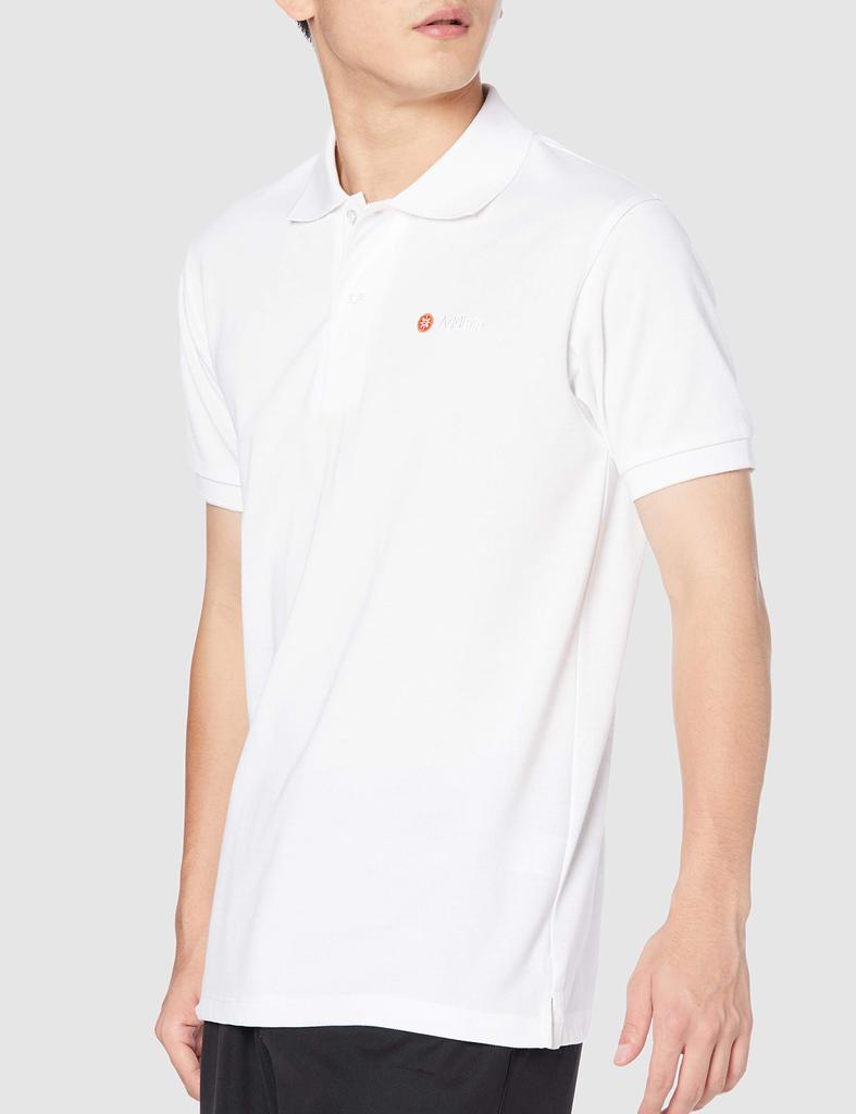 Adoelm ATSUGI Polo Cotton Kanoko Size LL Size Men's Shirt, Blend, Fabric, M4753HS, White, (Japan 2L)