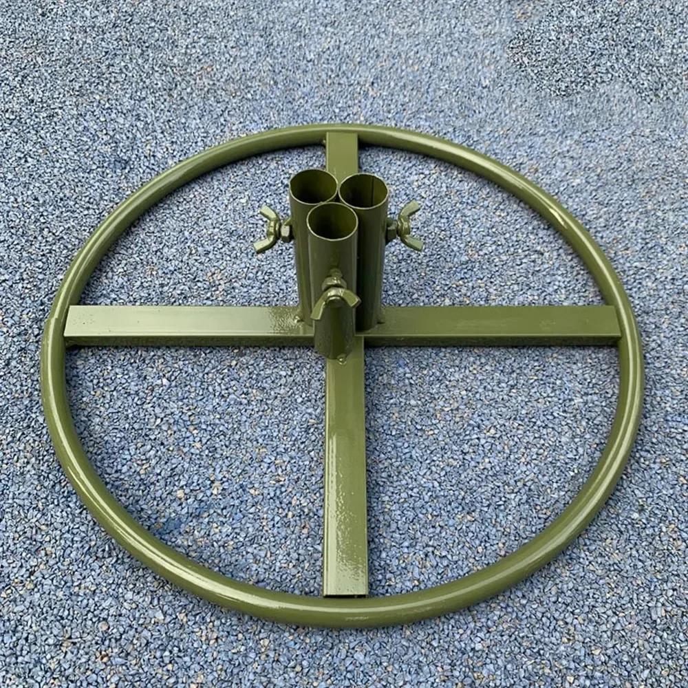 Iron Flower Pole Display Stand Reusable Floor Standing Giant Flower Base Multifunction Metal Accessory Base