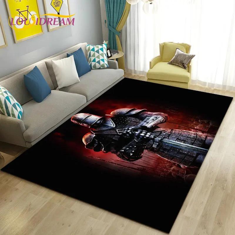 Cavalier Knight Templar Crusaders Game Area Rug Large,Carpet Rug for Living Room Bedroom Sofa Doormat Kitchen,Non-slip Floor Mat