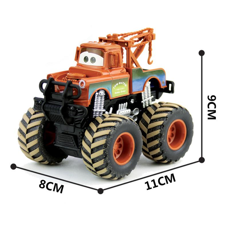 Pixar Cars Mater Lightning McQueen Jackson Storm Big Wheel Offroad Vehicle Pullback Force Cars Model Toys Birthday Gifts