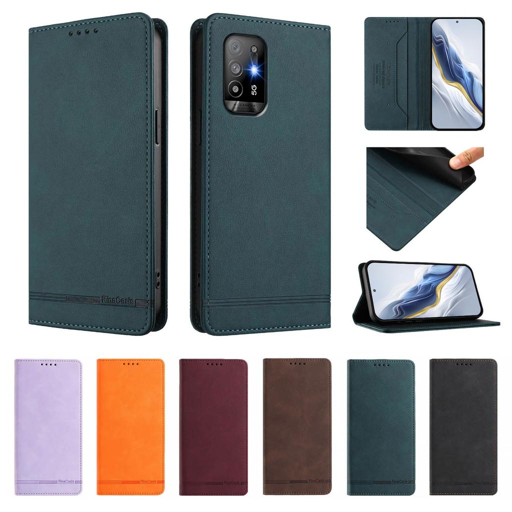 Luxury Magnetic Flip Leather Wallet Phone Case for OPPO A98 A96 A95 A94 A93 A92 A80 A79 A78 A77s A77 A76 A74 A72 A60 Cover
