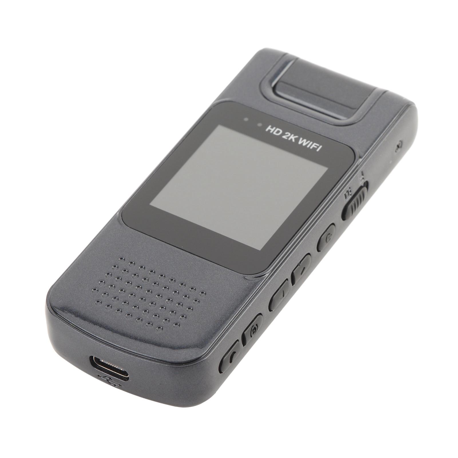 

3MP HD Body Worn Camera Anti Shake Back Clip Magnetic WIFI Sports Camera 180 Degree Rotating Lens