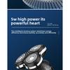 Electric Shaver with Intelligent High-power LCD Display, Rechargeable, Full-body Water-washable Beard Trimmer