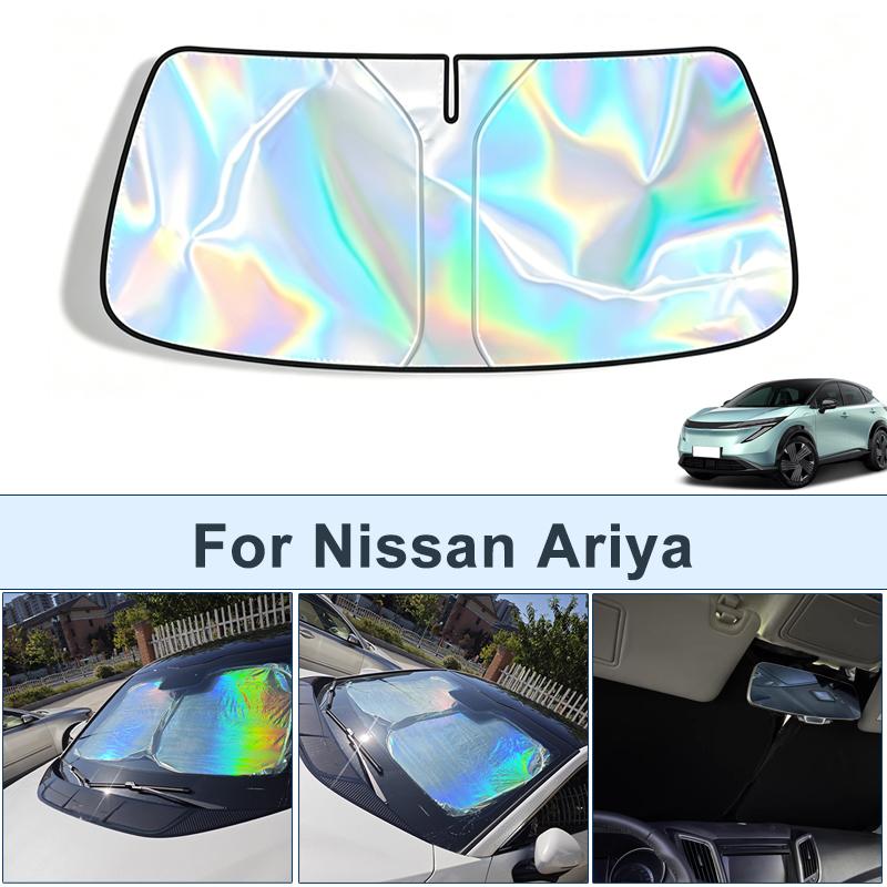 Foldable Front Windshield Sun Shade For Nissan Ariya UV Reflective Sun Protection Cover Car Interior Accessories