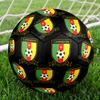 Cameroonian Football Federation Indoor Soccer Ball Size 5 Colorful All Ages Machine Stitched PVC Competition Ready Durable High-Bounce