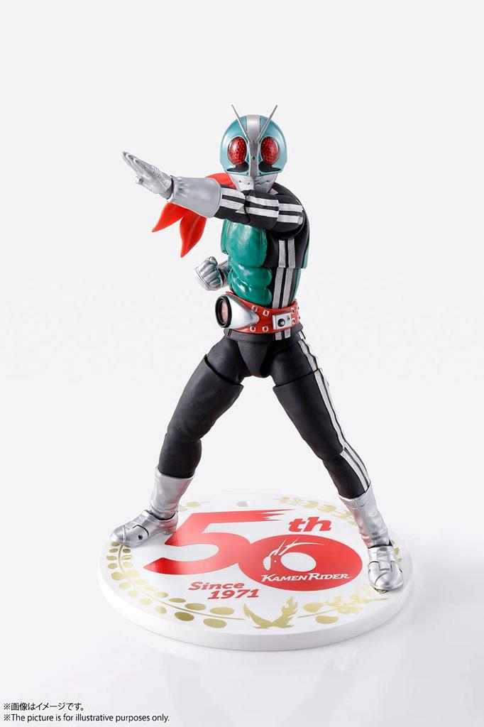 TAMASHII NATIONS Kamen Rider New 1 50th Anniversary 145mm malovaná pohyblivá figurka SHFiguarts (Šinkocho Seiho) Ne. Ver. Cca. PVC a ABS
