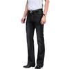 Jeans Herren, ausgestellte Jeans für Herren, Boot-Cut-Bein, ausgestellte lockere Passform, hohe Taille, männliche Designer-Klassiker-Denim-Jeans