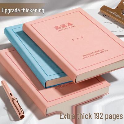 A5 English Thickened Notebook: Student Learning Workbook with Four-Line, Three-Space Format