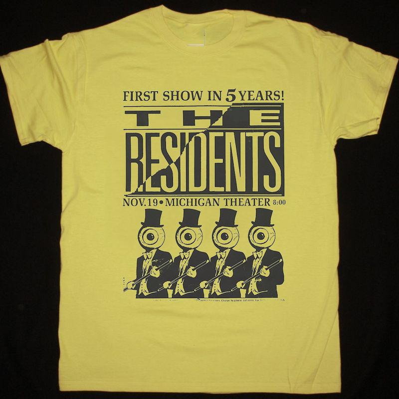 The Residents Band Live at the Theater T Shirt All Size S To 5XL Unisex T-Shirt XL