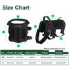 Water Resistant 1000D Nylon Durable Pet Vest Outdoor Dog Vest Adjustable Breathable Pet Clothes for Walking Hiking Camping
