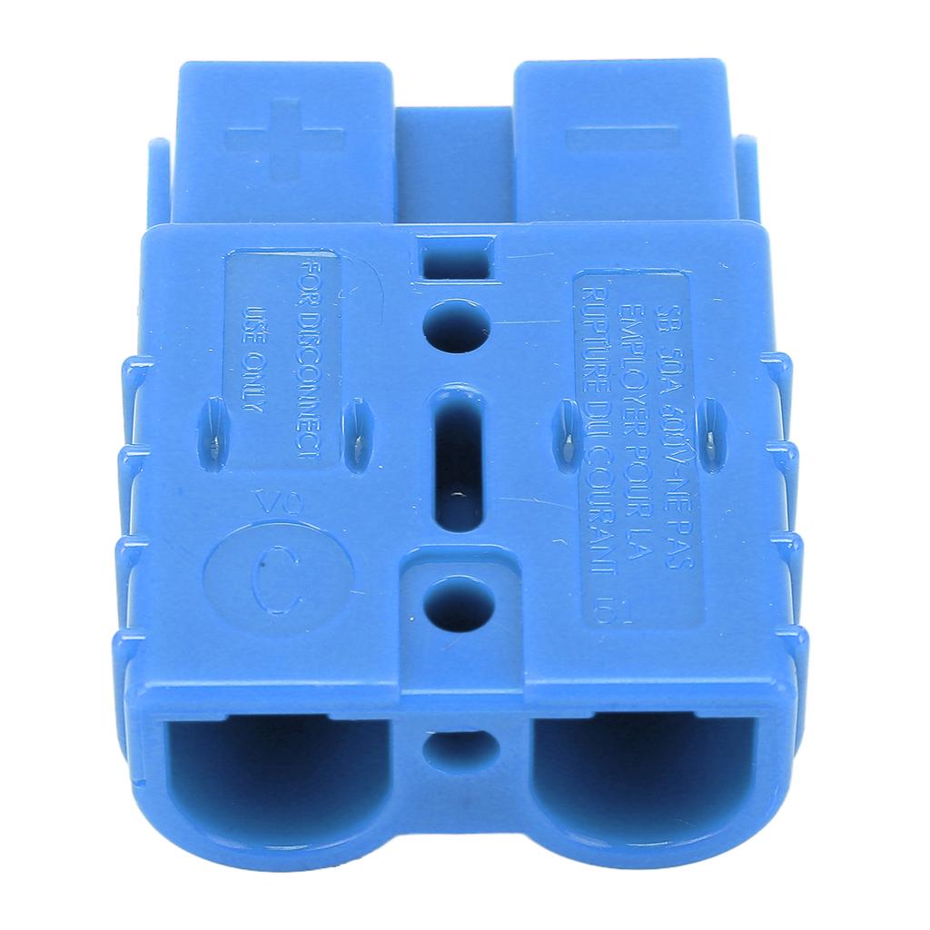 Power Connector 50A 600V SB50A Crimp Connector Accessory with 2pcs Terminal for Battery Blue