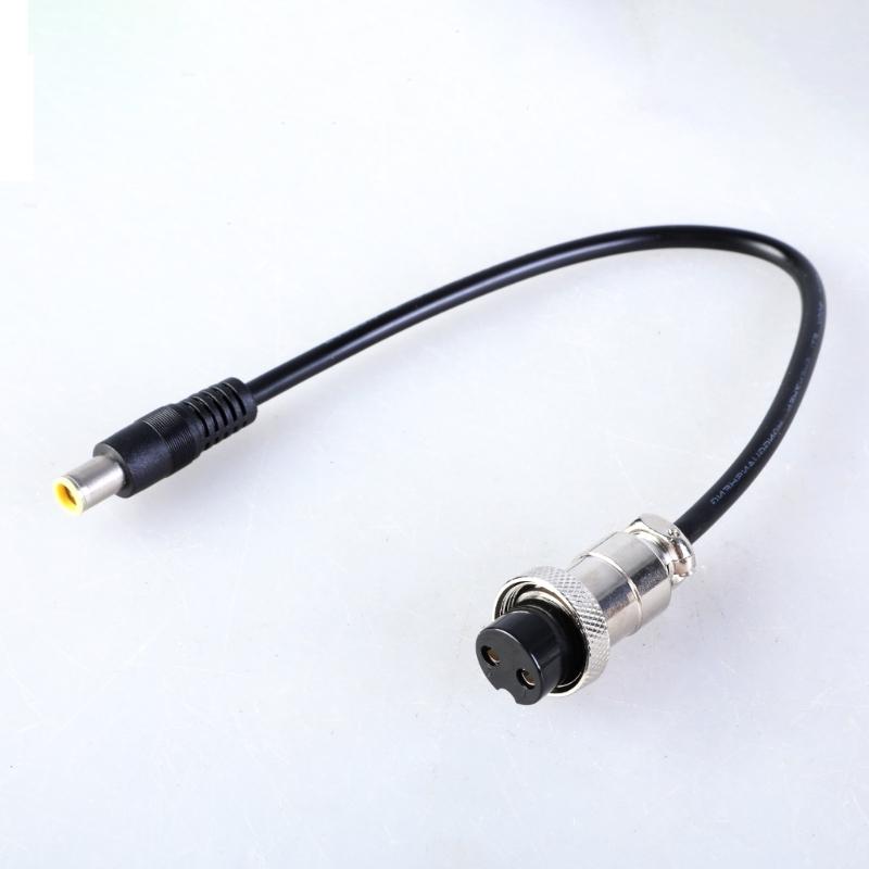 7.9x0.9mm Male To GX20 Female Connector Power Cable 31cm 150W Charging Cord For Portable Power Stations And Laptops