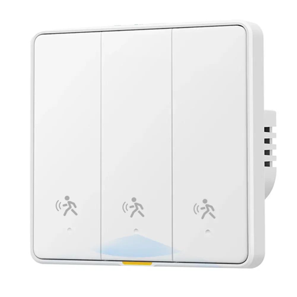 1 Комплект Умный Настенный Выключатель Света AC110~240V 5060Hz, Для ZigBee Для Шлюза Датчик Выключатель Умный Дом Аксессуары Дистанционное Управление белый