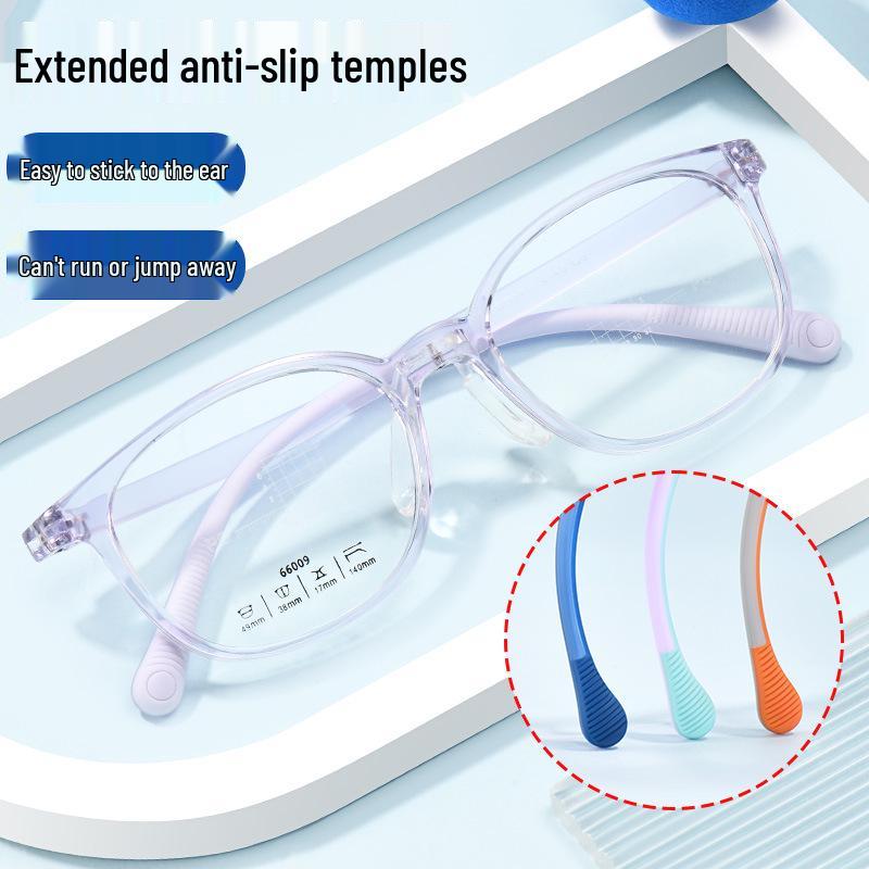 Ultra-Light Silicone Youth Glasses with Adjustable Nose Pads