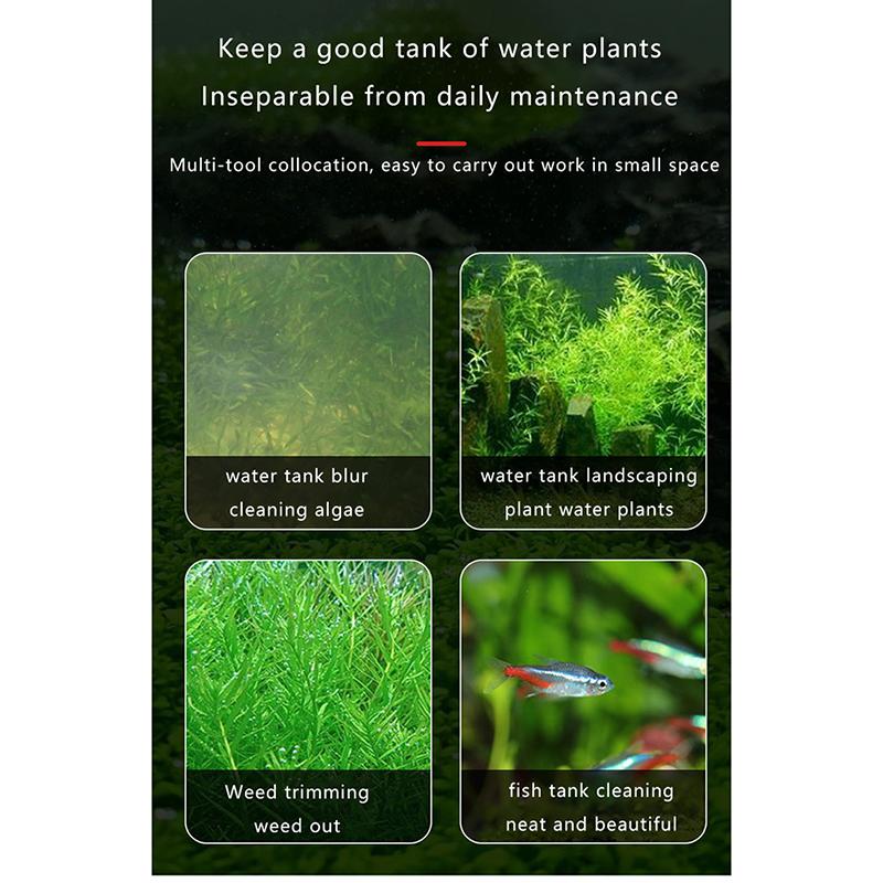 Forbici Pinzette per Acquario Colorate Forbici per Piante d'Acqua