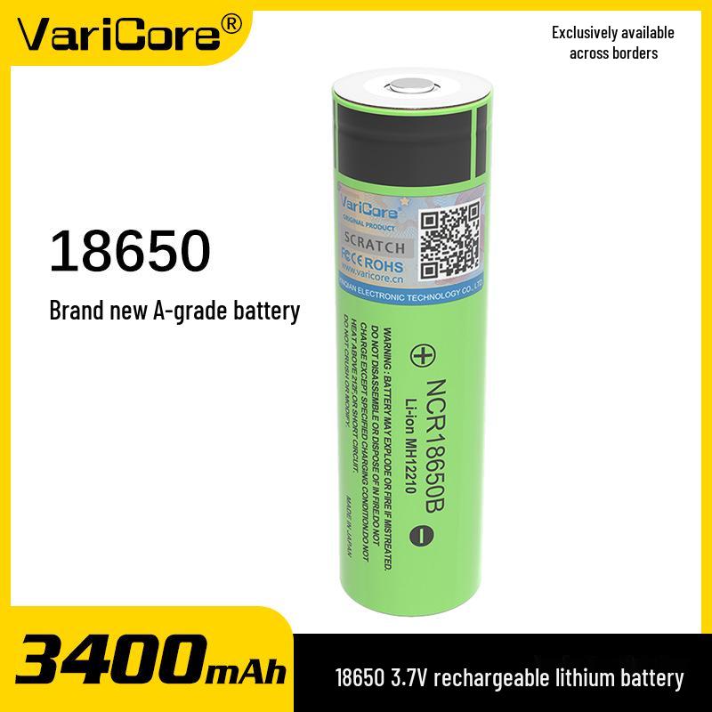 VariCore 3400mAh 3.7V NCR18650B Rechargeable Lithium Battery