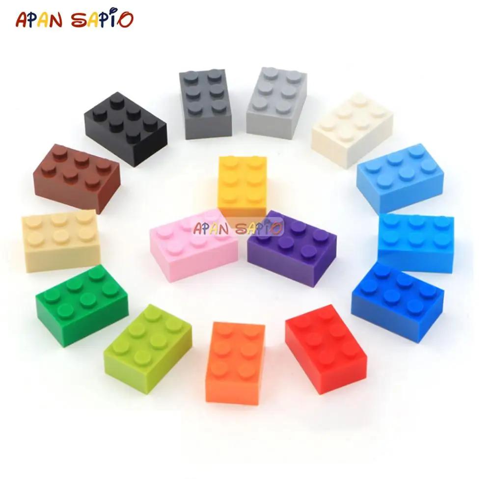 200Pcs Thick First-Class 2X3 Self-Assembly First-Class Building-Set First-Class Bricks High-Standard Miniature-Figureures Construction