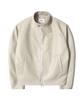 Qt8 Garments Rg Synthetic Leather Moto Jacket (Cream)