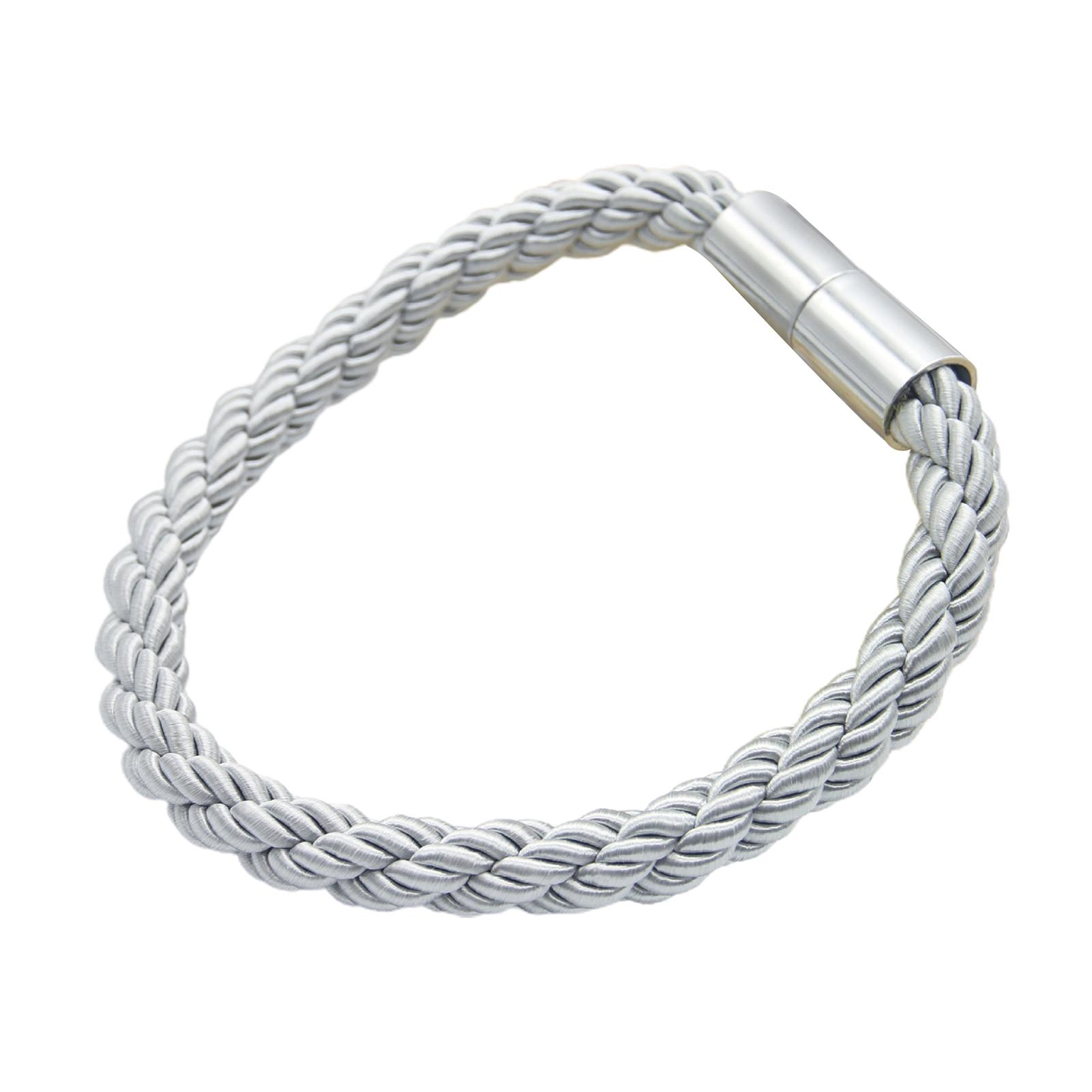 

Магнитный однотонный держатель без перфоратора для штор, пряжка для штор, подвесные ремни из плюшевого сплава для спальни, веревки, домашний декор серый