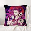 H-Hunter X H-Hunter Cushion Cover Summer Coolness Linen Fabric Double-Sided Printing Pillow Case Sofa Home Decor Gift