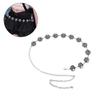 Metallic Skull Head Chain Belt Adjustable Punk Waist Chain Skirt Pants Waistband 2000s Waist Jewelry Accessories