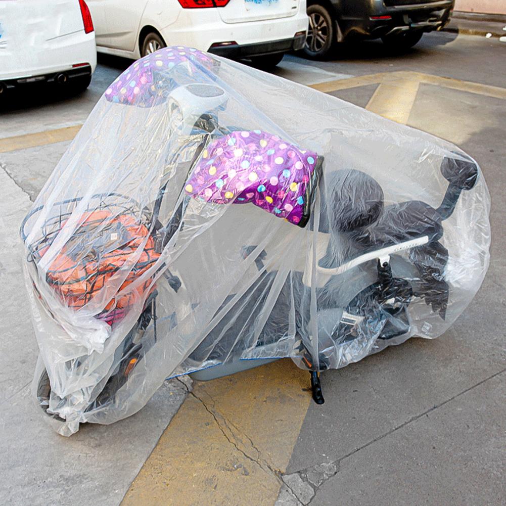 Universal Motorcycle Cover PE Film Bicycle Cover Rainproof Dustproof Cover Battery Car And Acce S0D0