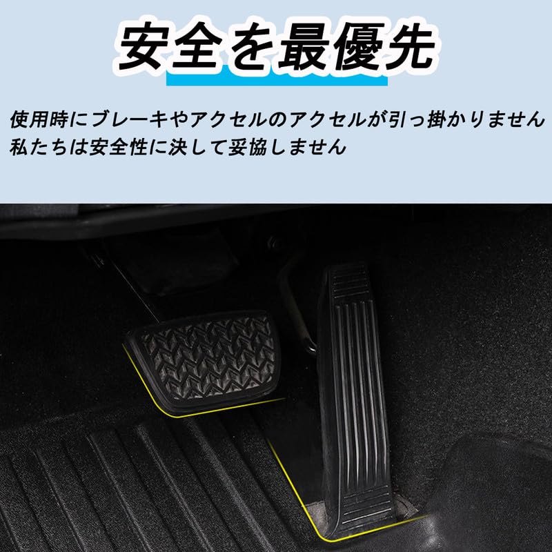 XALER 3D Floor Mats for Toyota Gasoline Compatible with Automatic Transmissions from January 2022 and Third Row Custom TPE and Design Voxy/Noah (90