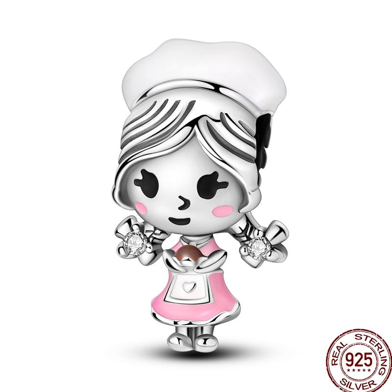 Copper Character Series Sports Cute Boys And Girls Charm Beads Suitable For 3Mm Original Bracelet Diy Jewelry