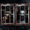 Halloween 2-pack Door And Window Curtain Background Hanging Cloth Horror Ghosts Outdoor Decoration Scene Hanging Cloth
