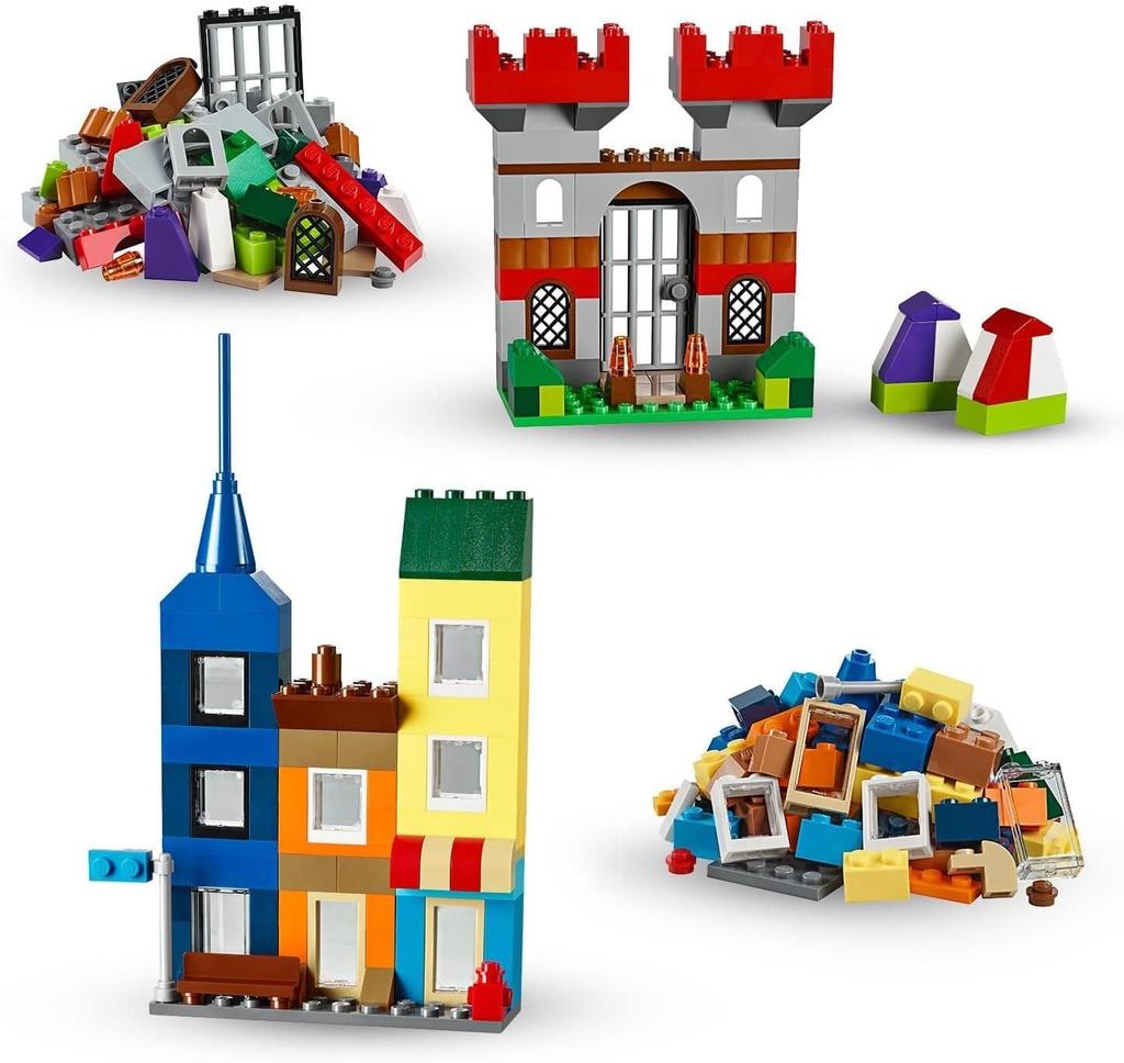 Yellow Idea Box Special Toy, Birthday Gift, Building Blocks, Educational Toy for Boys and Girls, Ages 4, 5, 6, and 7, Pretend Play, City Building,