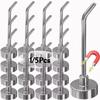 1/5PCS Punch-free Key Hanger Wall-mounted Wall Hanging Magnet Racks  Kitchen Bathroom Accessories