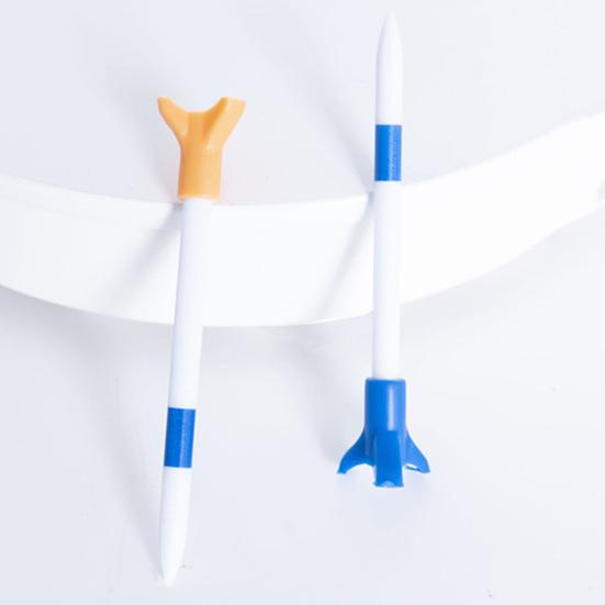 15Pcs 84MM Golf Tee Sharp Tip Plastic Golf Ball Holder Golf Training Aid Driving Range Indoor Outdoor Golf Spike Set Golf Accessories Golfer Gifts