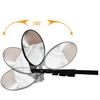 8-Zoll LED-Licht Unterfahrungsspiegel 180° verstellbarer Teleskopgriff Auto Werkstatt DIY Sicherheitsspiegel