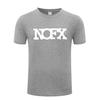 Hudba Punk Rock Trička NOFX Unisex Hip Hop Krátký rukáv O Výstřih Bavlněné Unisex tričko Cool Funny Streetwear Top Tričko Velká velikost Léto
