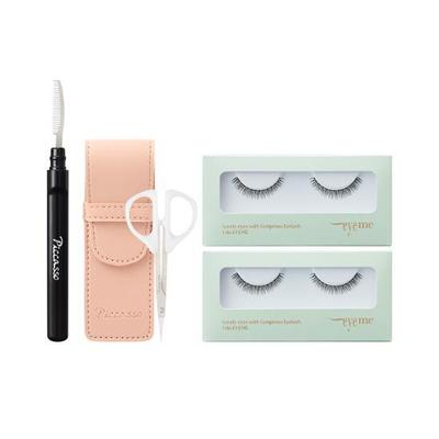 Picasso Aimi Eyelash Kit (2 Types of Eyelashes + Eyelash Comb + Eyebrow Scissors)