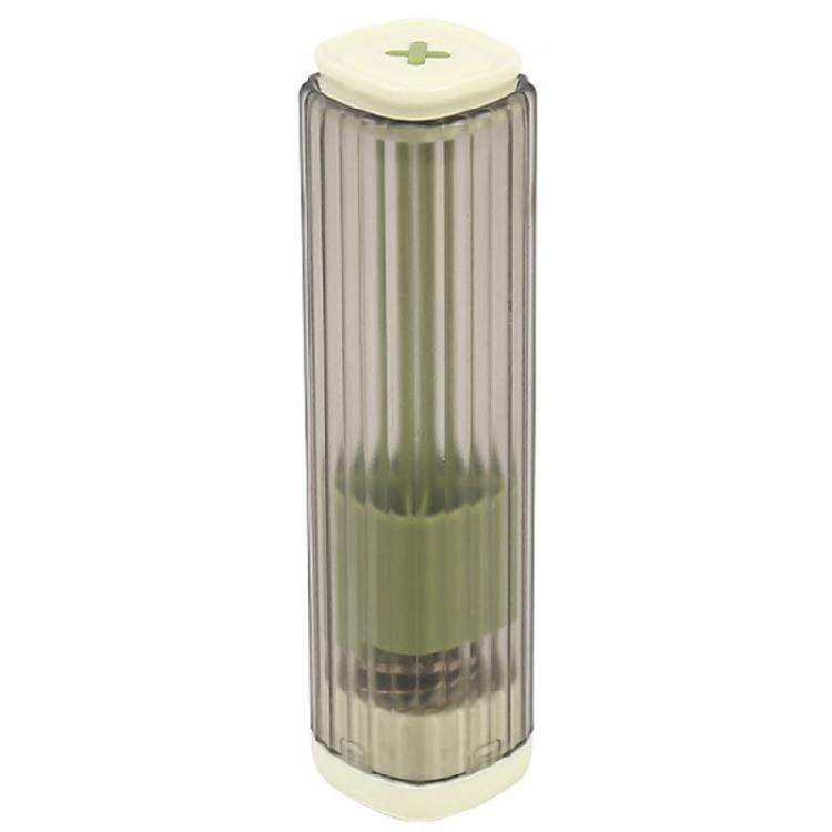 Magnetic Needle Storage Cylinder Clear Press Operated Container for Sewing Accessory