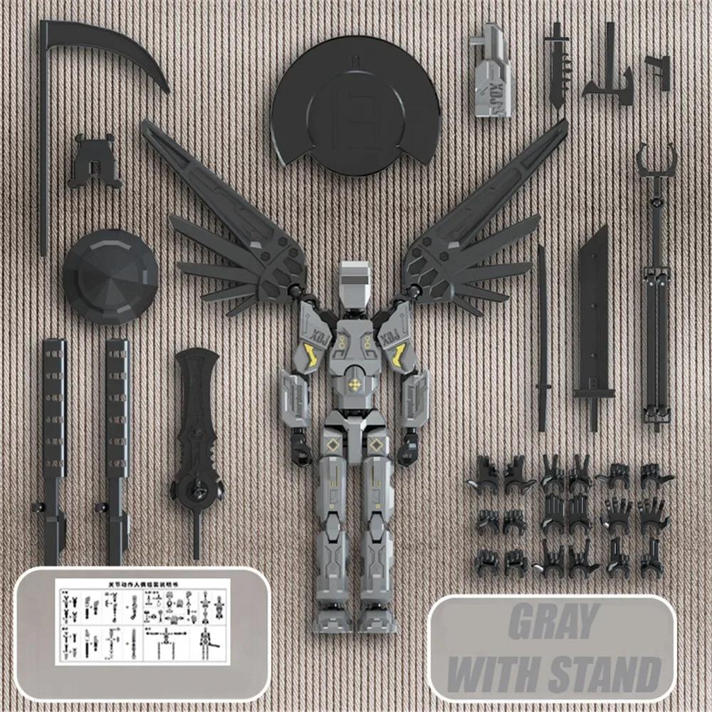 Mecha Titan 13 Actionfiguren T13 Figur Mehrfach beweglich Lucky 13 Actionfigur Dummy Computer Desktop Dekoration