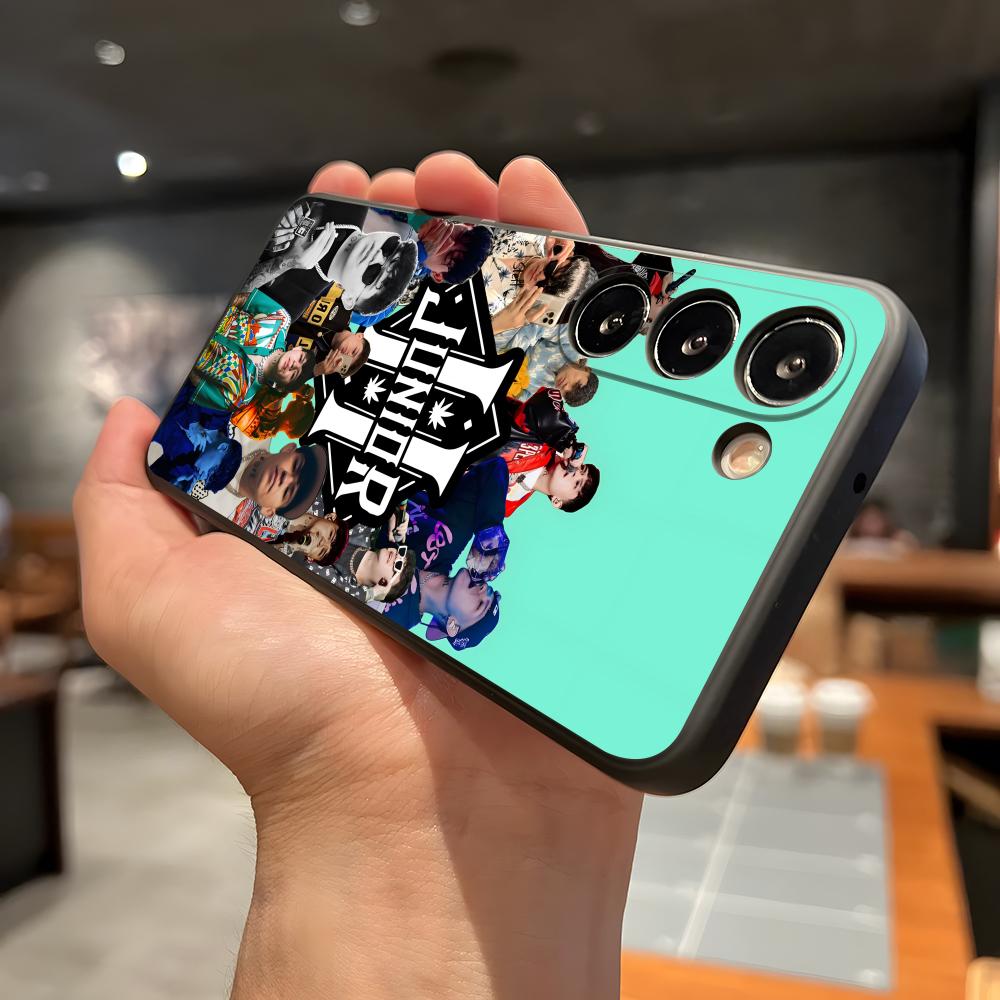 

Чехол для телефона J-Junior H Sad Boyz Singer для Samsung A56 A36 A26 A16 A15 A25 A35 A55 A14 A34 A24 A54 Черный Мягкий Samsung A22 5G