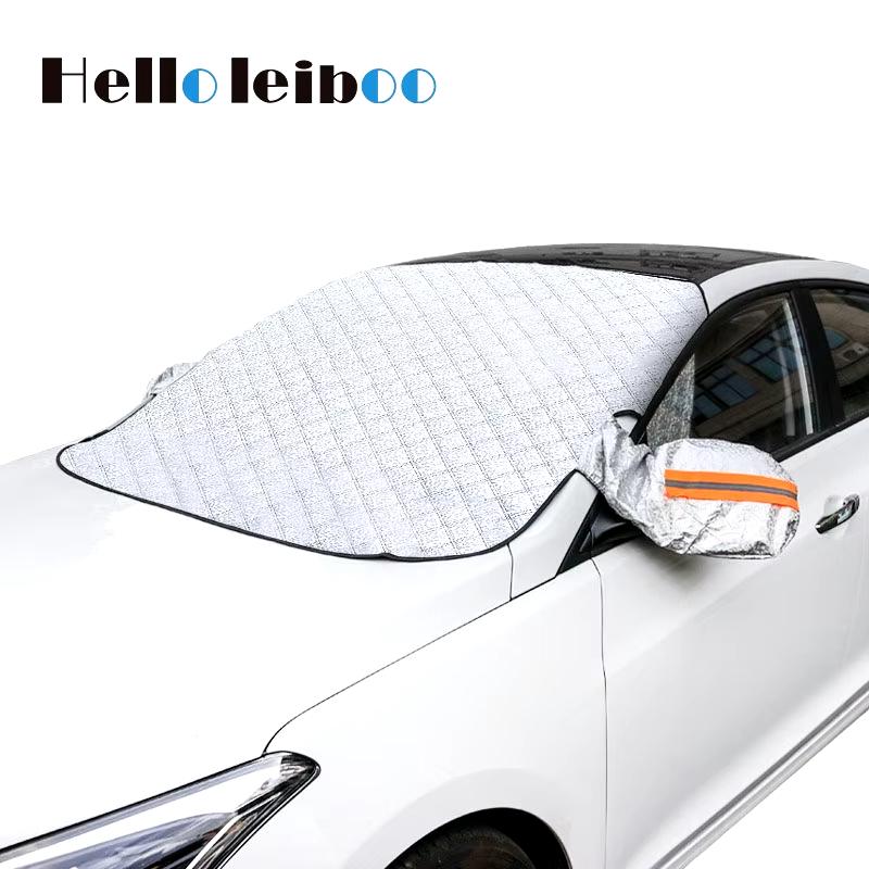Magnetic Windshield Snow Cover Thick Durable Paint Safe with Strong Magnets for Easy Attachment Protection from Snow Ice Frost