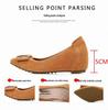 Women's Spring/Autumn Wedge Loafers: Comfortable Pointed Toe with Hidden Height and Soft Sole