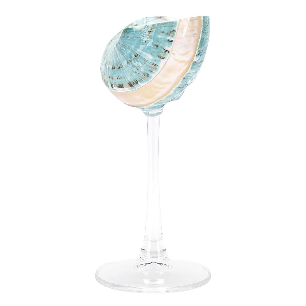Wine Glass Unique Polished Stem Wine Glass for Cold Beverages Desk Ornament