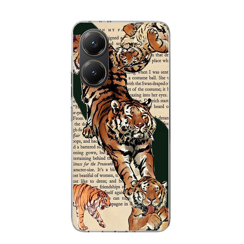 Superior Tiger Pattern Art Phone Case For Xiaomi Poco X7 X6 X5 Pro F7 Ultra Redmi 15C 15 13 13C 12 12C 10 10A 10C 9 9A 9C 9T Cov