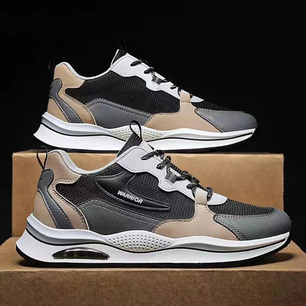 

New autumn versatile men shoes Fashion anti slip sports shoe Casual breathable male sneakers Comfortable light flat Zapatos 39 сірий колір