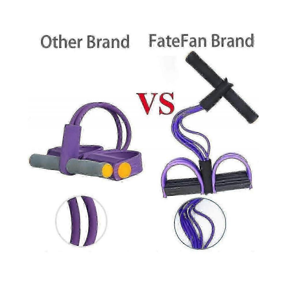 2024 Multifunction Tension Rope, 6-tube Elastic Yoga Pedal Puller Resistance Band, Natural Latex Tension Rope zxin 2025