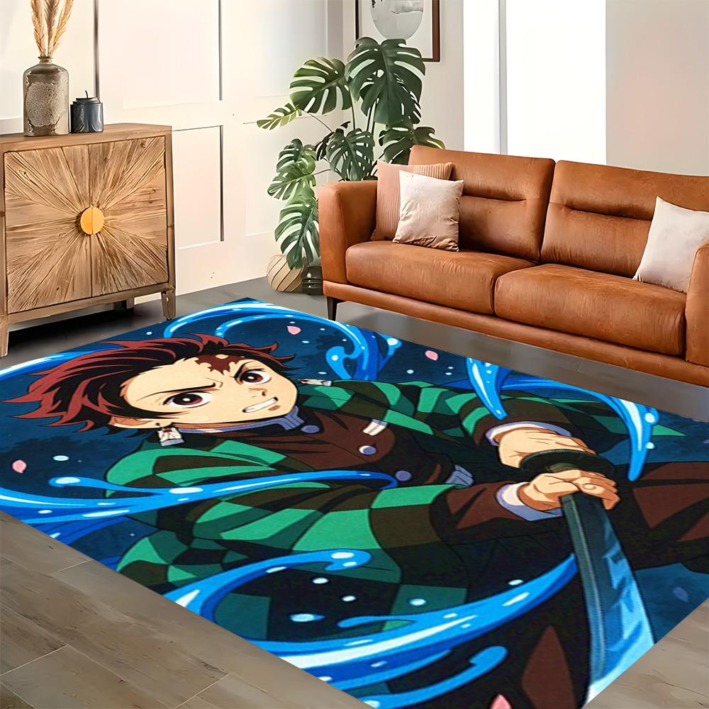 Demon Slayer rug for Living Room rug, Bedroom, Study Room, Hallway Decoration, Perfect for Home Decoration or Holiday Gifts